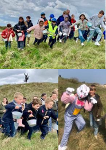 CHASSE AUX OEUFS DE PÂQUES DANS LES DUNES